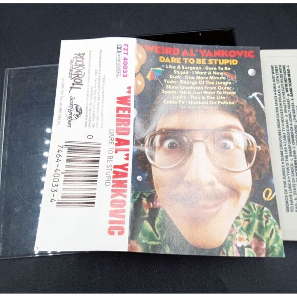 Weird Al Yankovic Dare To Be Stupid Cassette Tape Vintage 1985 CBS Records - Picture 12 of 16